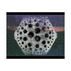 Abstract Geometric Moon Poster — Matte Horizontal Art Print