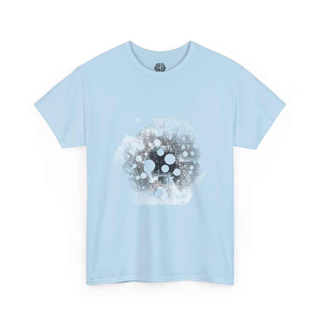 Hex Moon Graphic Tee Design Hex29 — Distressed Space Cheese Vintage Astronomy T-Shirt