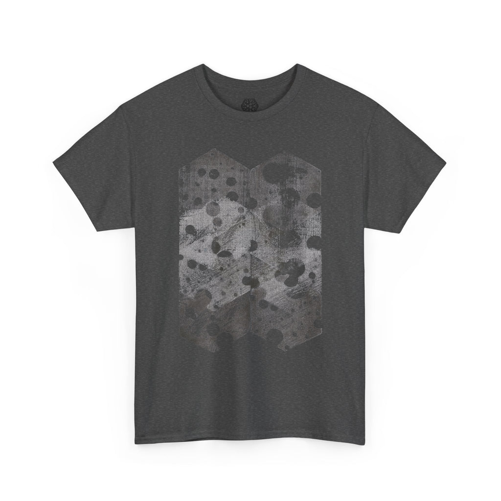 Hex Moon Graphic Tee — Distressed Space Cheese Vintage Astronomy T-Shirt