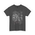 Hex Moon Graphic Tee — Distressed Space Cheese Vintage Astronomy T-Shirt