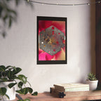 Abstract Hexagon Overlay poster | Matte Vertical Posters