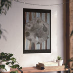 Abstract Moonstone Poster — Matte Vertical Wall Art