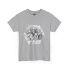 Hex Moon Graphic Tee Design Hex31 — Distressed Space Cheese Vintage Astronomy T-Shirt