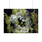 Abstract Nature Collage Horizontal Poster