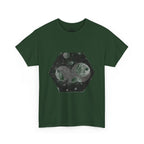 Hex Moon Graphic Tee Design Hex19 — Distressed Space Cheese Vintage Astronomy T-Shirt