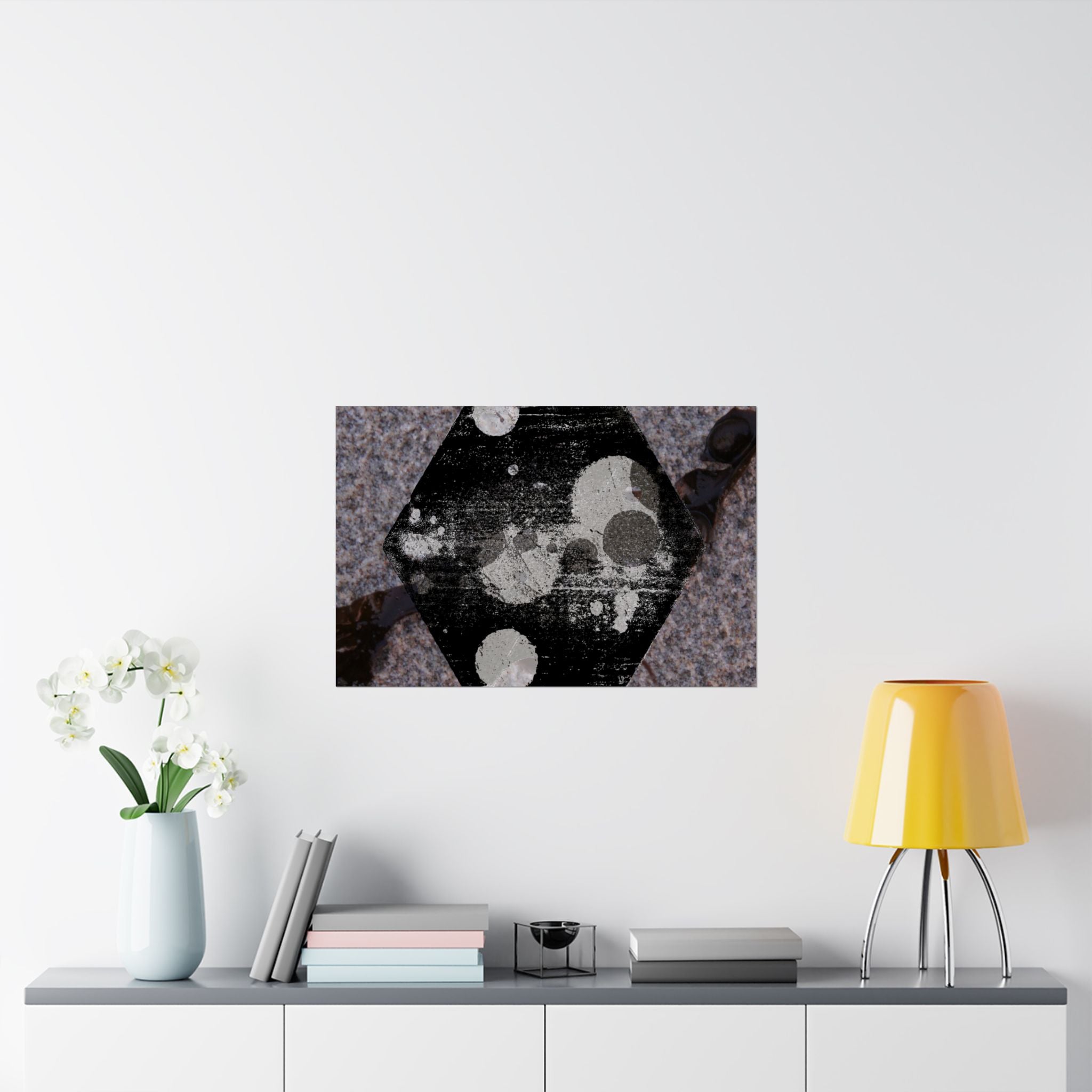 Abstract Geometric Poster — Matte Horizontal Art Print