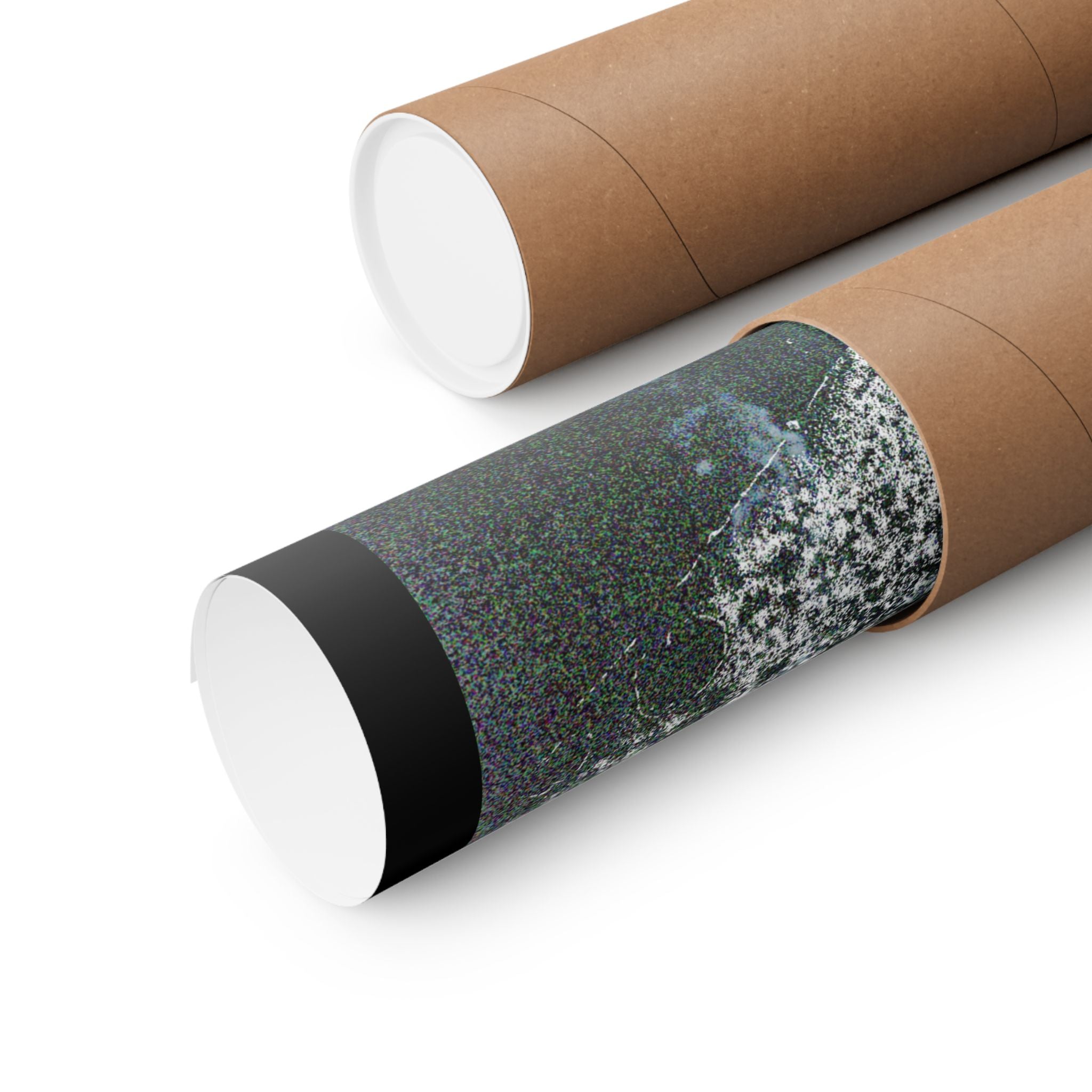 Abstract Cosmic Hex Poster — Matte Vertical Wall Art