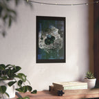 Abstract Moonstone Matte Poster — Vertical Modern Art Print