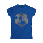 Women's T-Shirt — Distressed Hexagon Cheese Graphic Tee