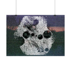 Abstracte kosmische poster — Surrealistische maanfasen muurdecoratie 