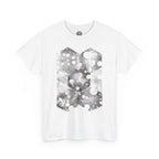 Hex Moon Graphic Tee — Distressed Space Cheese Vintage Astronomy T-Shirt
