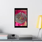 Abstract Hexagon Overlay poster | Matte Vertical Posters