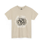 Hex Moon Graphic Tee Design Hex27 — Distressed Space Cheese Vintage Astronomy T-Shirt