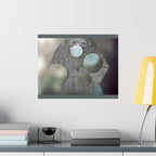 Abstract Geometric Texture Poster Matte Horizontal Poster | Modern Wall Art