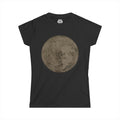 Moon Graphic Tee — Vintage Full Moon Women's T‑Shirt