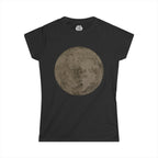 Moon Graphic Tee — Vintage Full Moon Women's T‑Shirt
