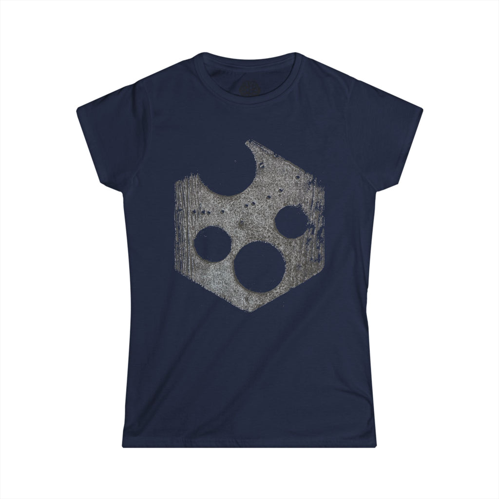Women's Tee — Distressed Cheese Icon Graphic Shirt