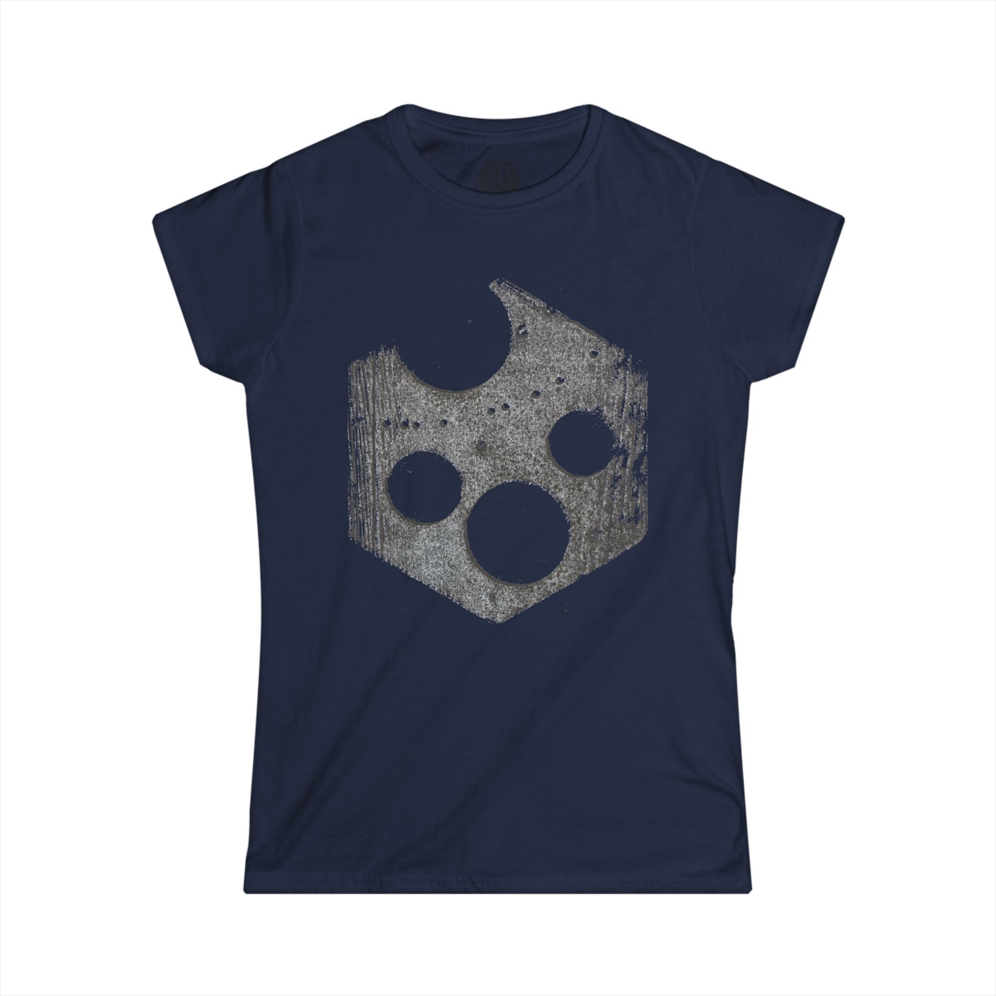 Damesshirt — Shirt met een verweerde kaasprint 