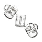 10oz Glass Mug with Bamboo Silhouette — Japanese Zen Tea Cup