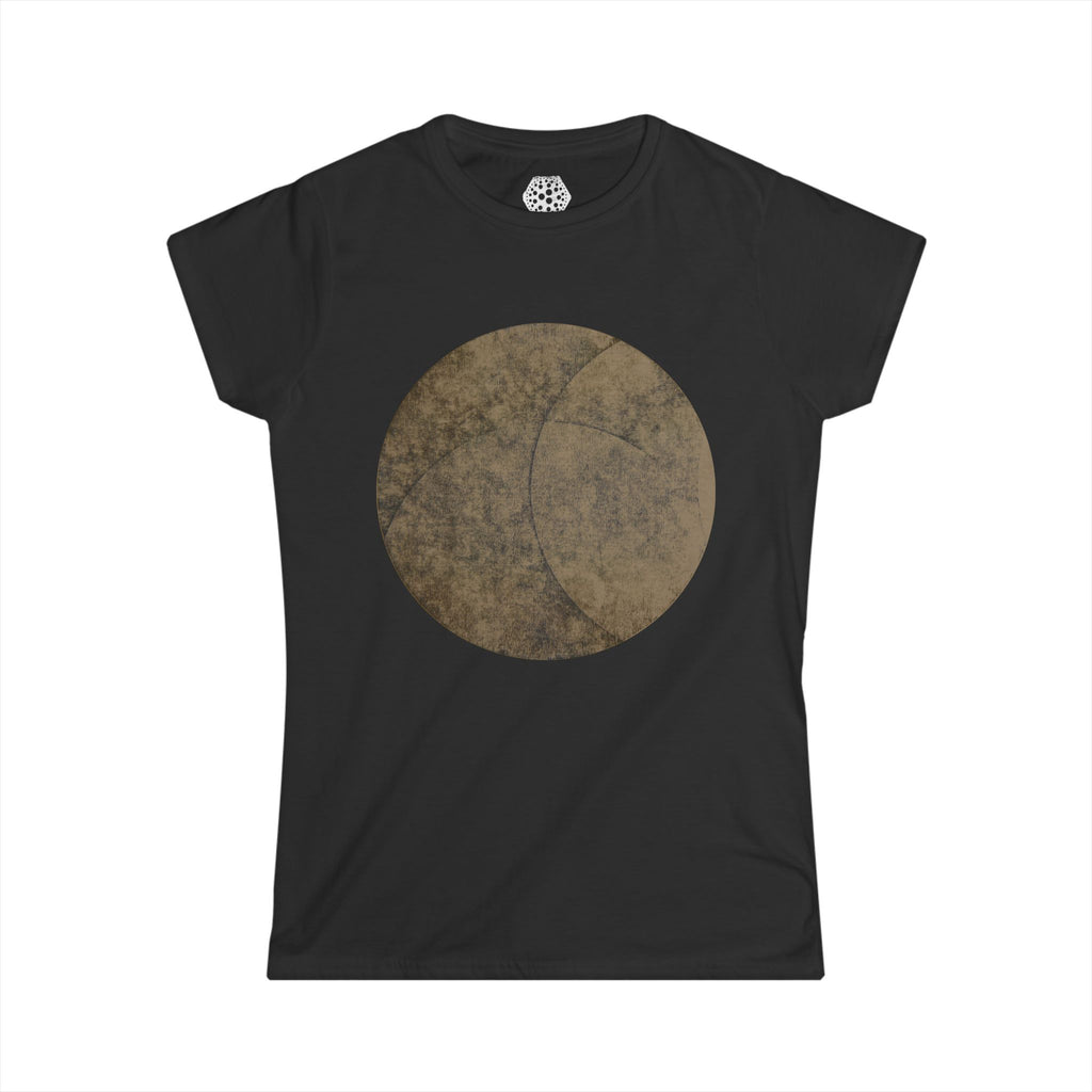 Women's Tee — Vintage Moon Phase Graphic Top