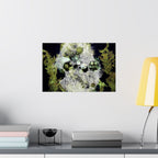 Abstract Green Algae Matte Poster — Botanical Ocean Wall Art (Horizontal)