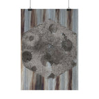 Abstracte maansteenposter — Verticale wanddecoratie 