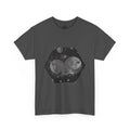 Hex Moon Graphic Tee — Distressed Space Cheese Vintage Astronomy T-Shirt