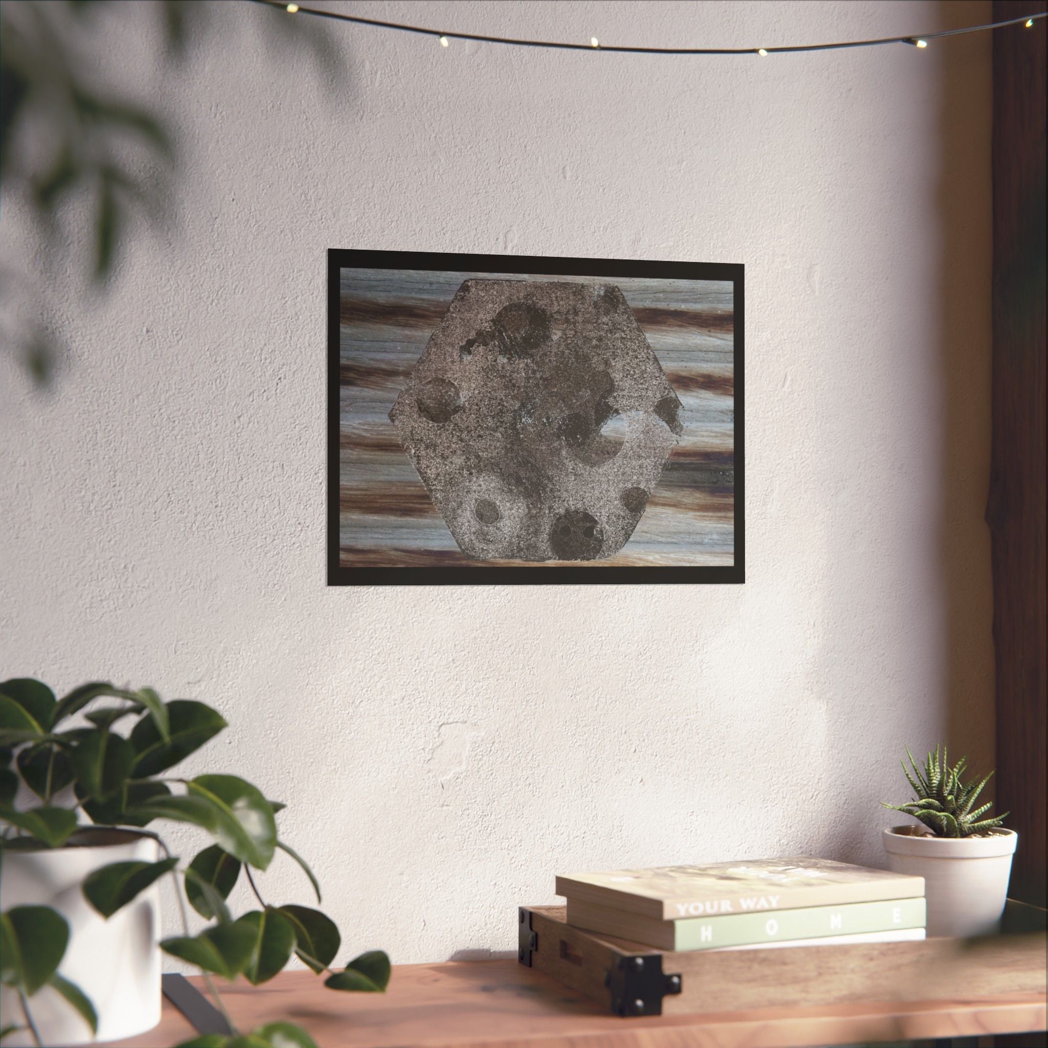 Moonstone Rustic Poster — Matte Horizontal Wall Art