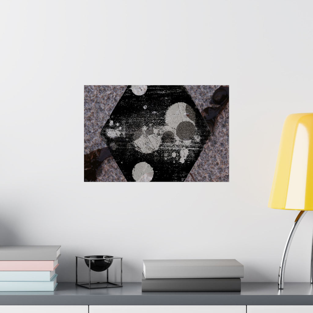 Abstract Geometric Poster — Matte Horizontal Art Print