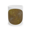 Rustic Dandelion Seed Ceramic Mug – Vintage Botanical Coffee Cup - no 44