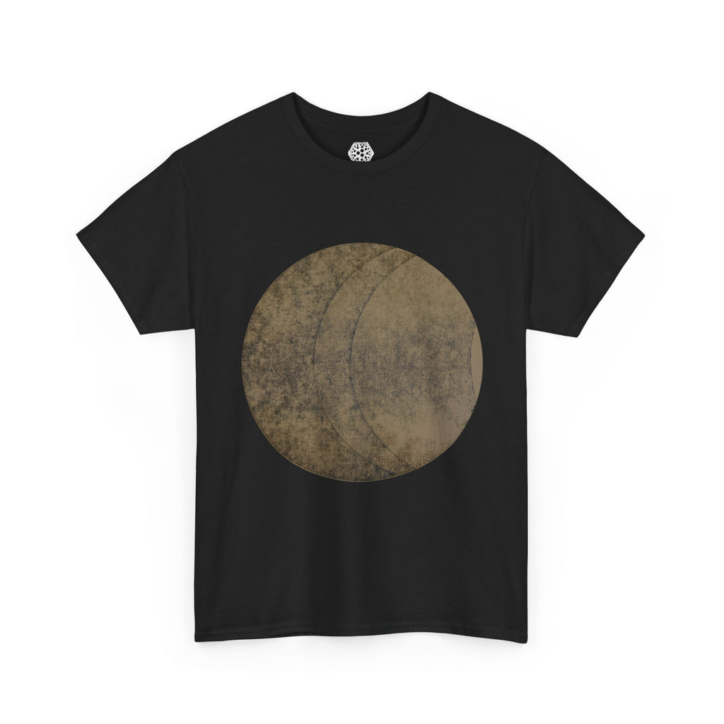 Vintage Moon Graphic Tee – Distressed Celestial Shirt