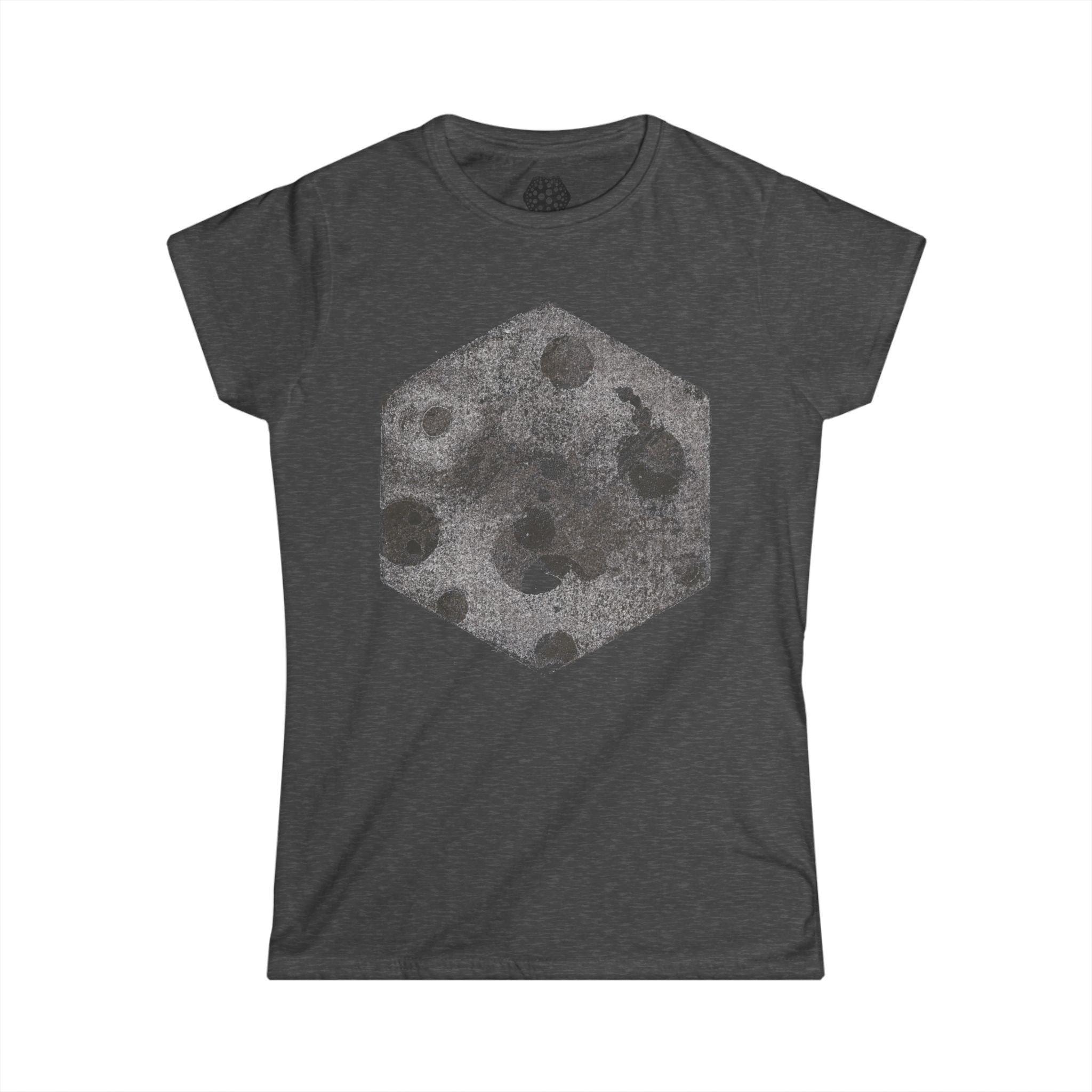 Moon Hex Tee — Vintage T-shirt met maanmotief voor dames 