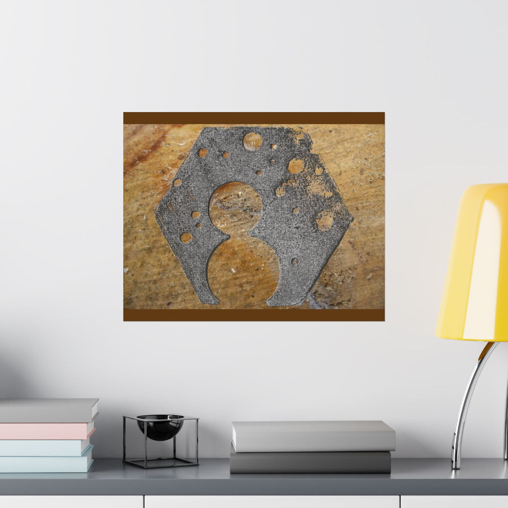 Rustic Metal Stencil Poster