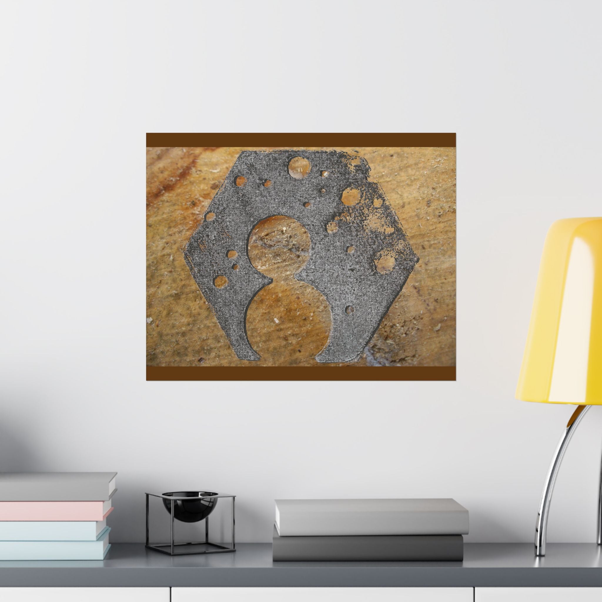 Rustic Metal Stencil Poster