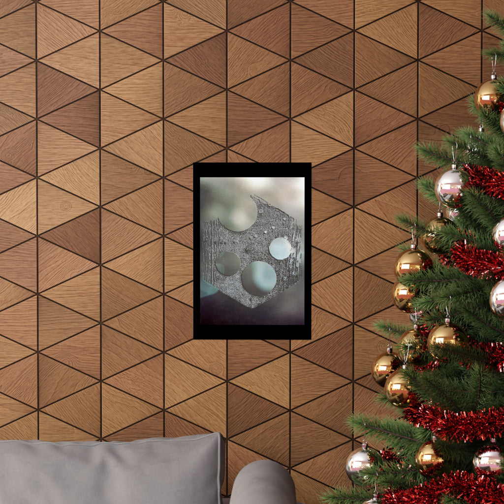 Abstract Geometric Shield Poster | Matte Vertical Poster