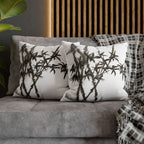 Bamboo Ink Sumi-E Decorative Pillowcase