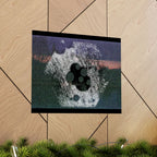 Abstract Grainy Landscape Poster — Matte Horizontal Art Print