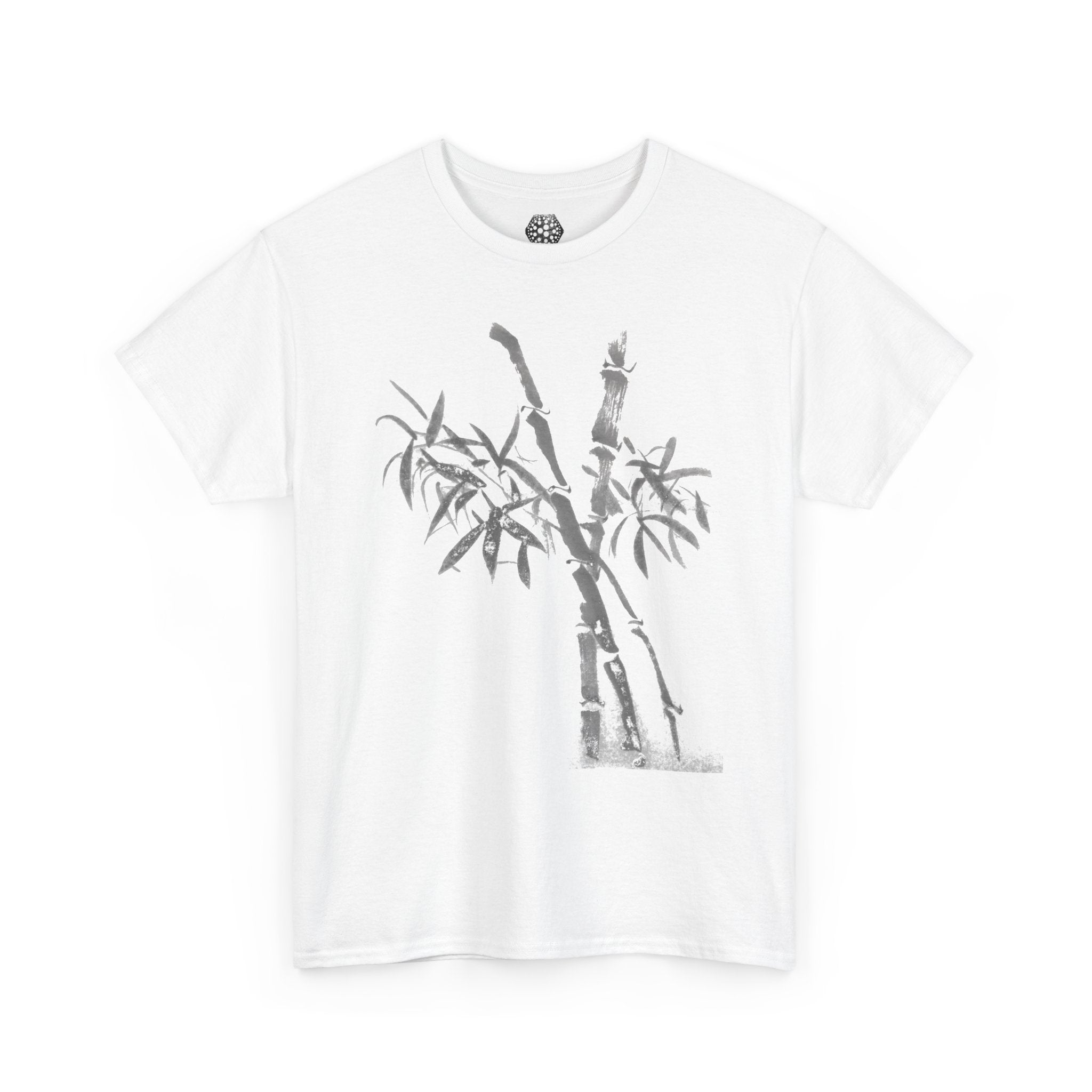 Bamboo Ink Tee — Minimal Zen Bamboo Graphic T-Shirt