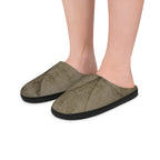 Cozy Taupe Indoor Slippers — Plush Women's House Shoes