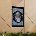Abstract Geometric Hexagon Poster — Matte Vertical Wall Art