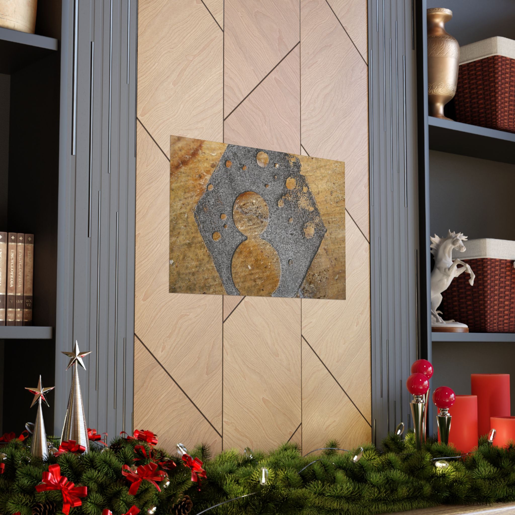 Rustic Metal Stencil Poster