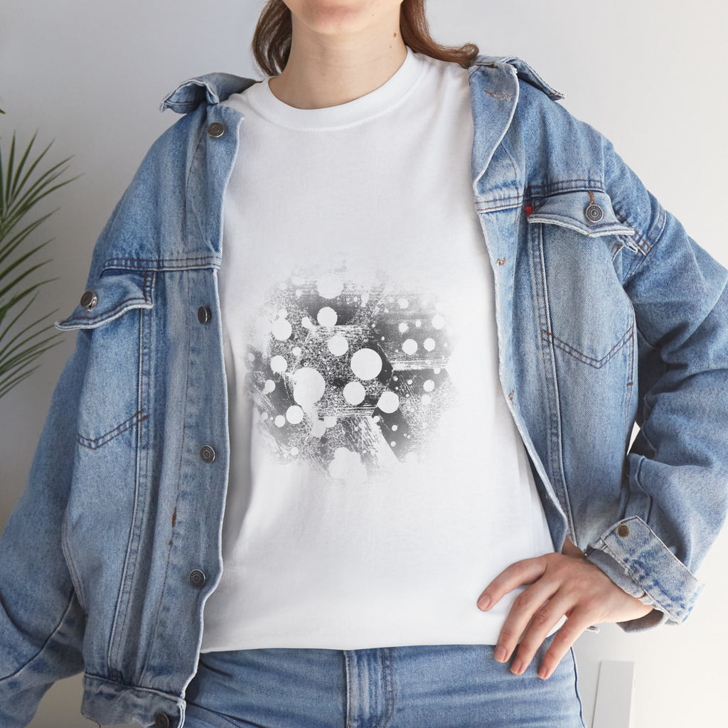 Hex Moon Graphic Tee — Distressed Space Cheese Vintage Astronomy T-Shirt