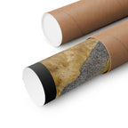 Industrial Metal Plate on Plywood Poster | Matte Vertical Poster