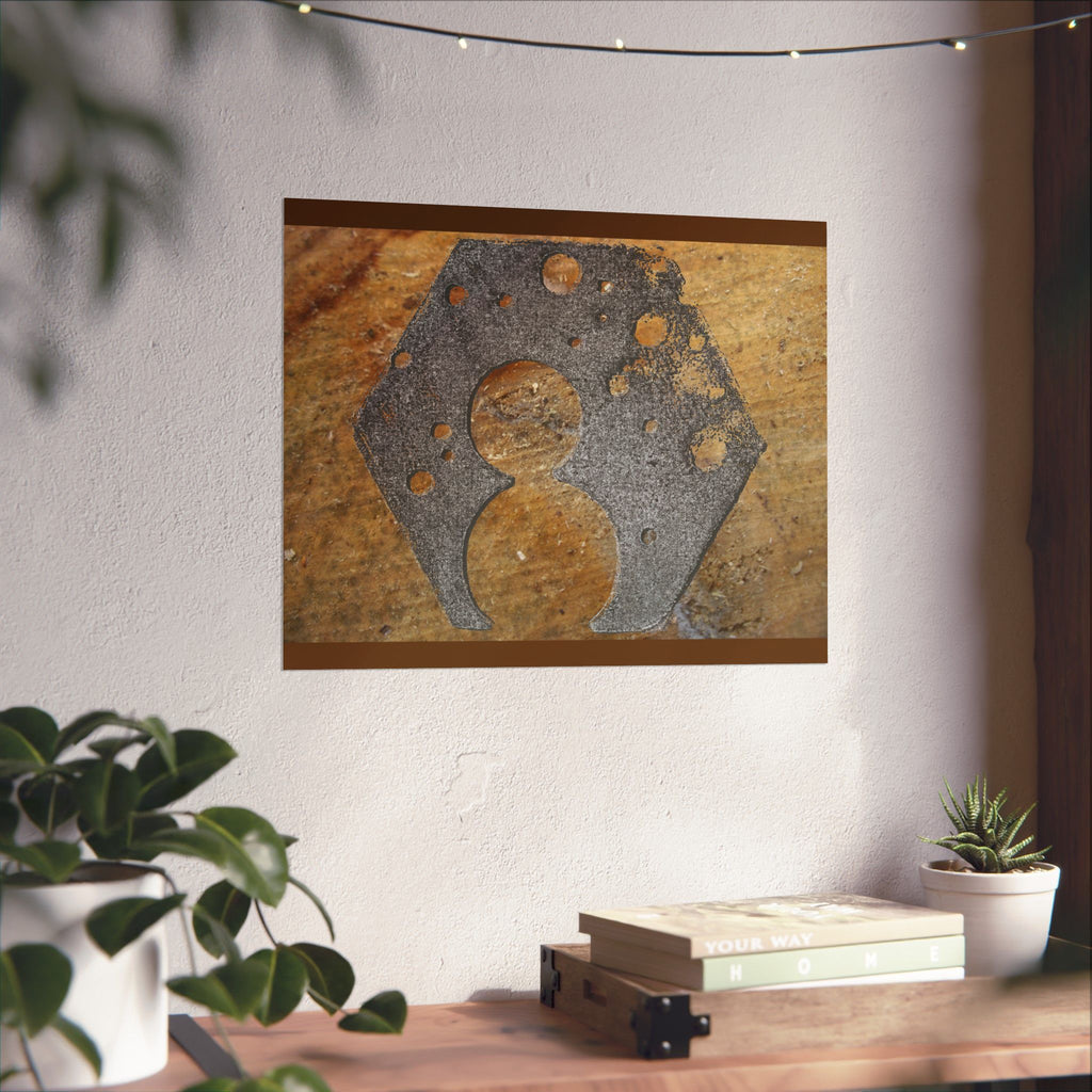 Rustic Metal Stencil Poster