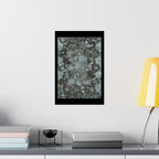 Abstract Geometric Hex Pattern Matte Poster