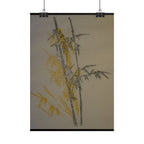 Bamboo Silhouette Poster — Minimalist Botanical Wall Art
