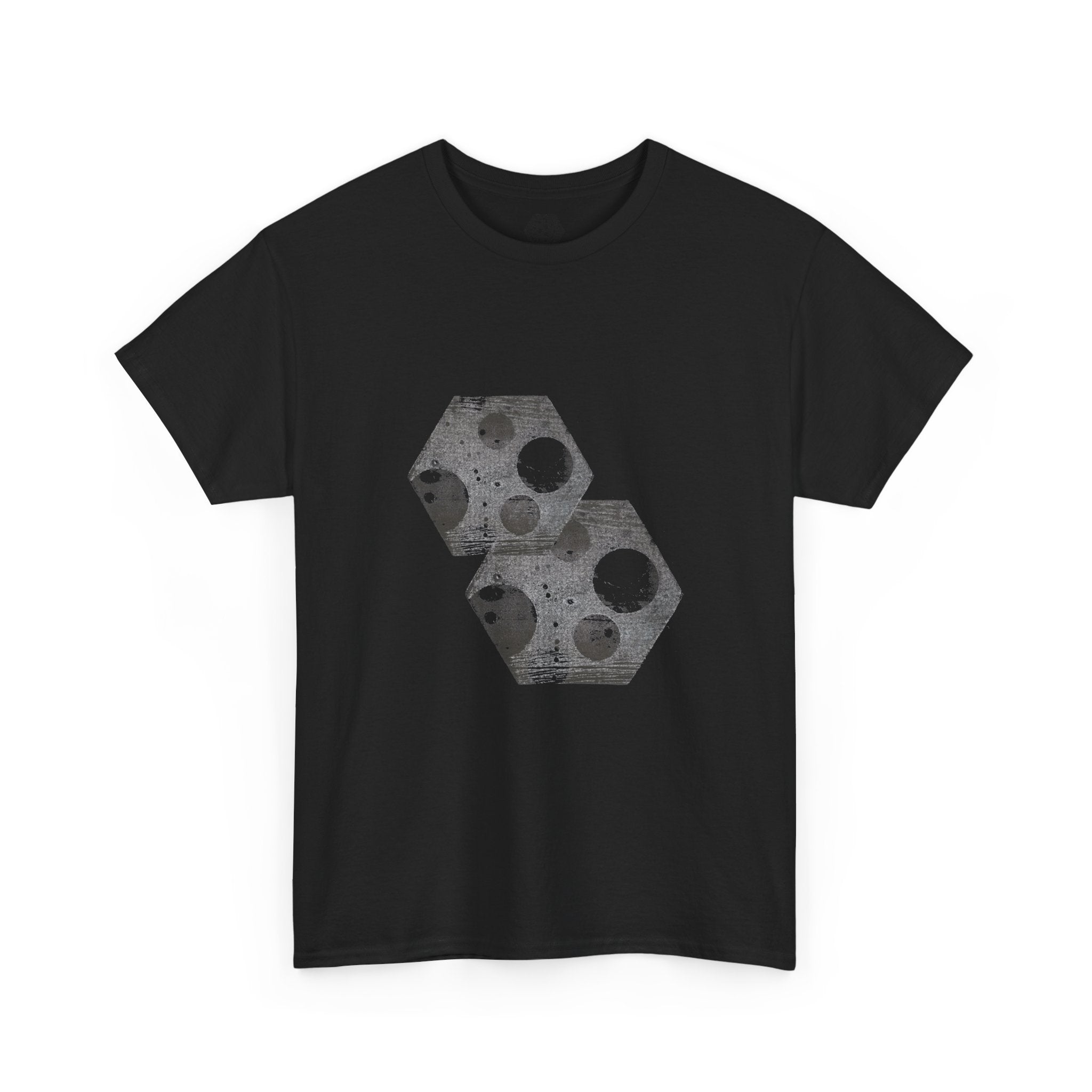 Amy To Custom Abstract Hexagon Circle Tee