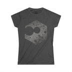 Women's Tee — Abstract Hexagon Moon Graphic T-Shirt
