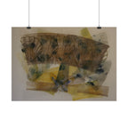 Abstract Botanical Poster — Layered Butterfly Wing Art Print