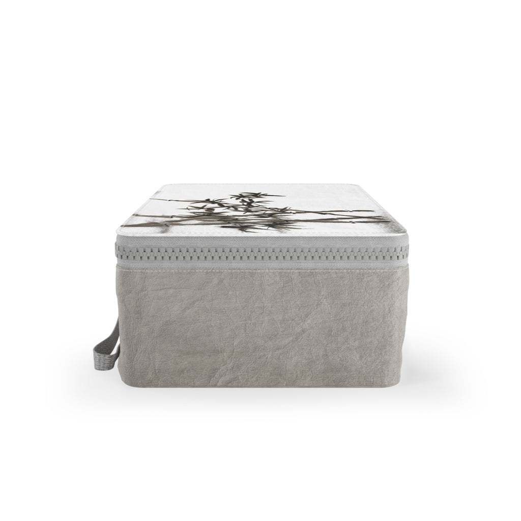 Bamboo Sumi-e Paper Lunch Bag — Minimalist Asian Ink Painting Lunch Tote